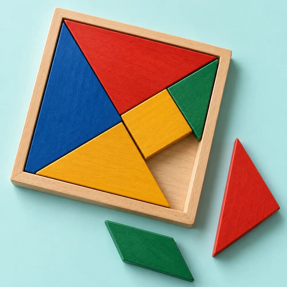 Pieces of Possibility, puzzles & patterns toy concept