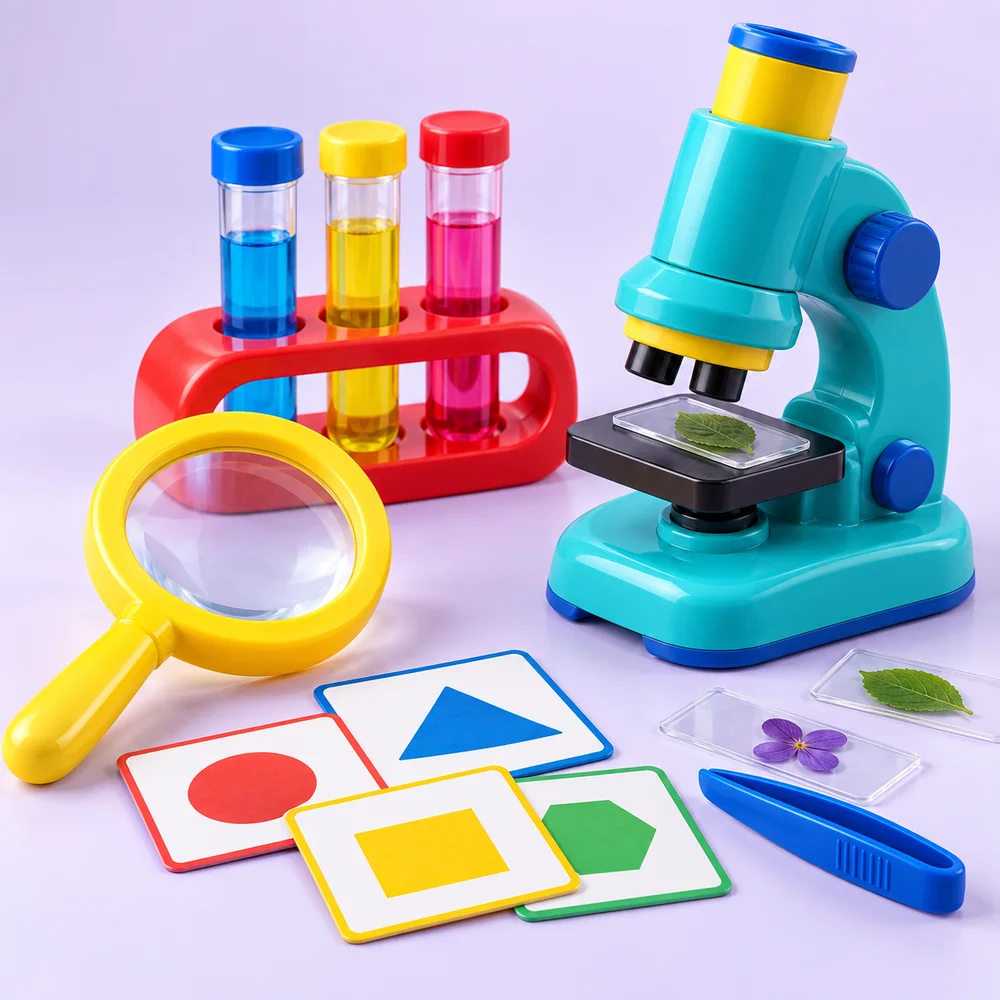 Little Discovery Lab, stem & exploration toy concept